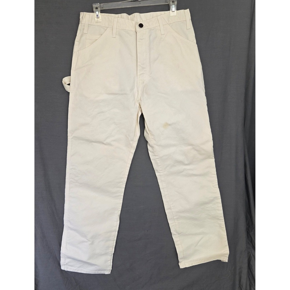 Dickies Sherwin Williams Mens Painters Pants White‎ Cotton 34x30 W541503 PCSWWH